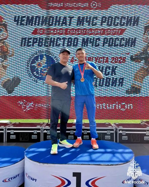 Спортсмен Айдаан Ховалыг выступает на чемпионате мира в составе сборной России