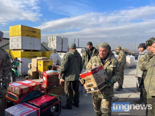 Тува отправила осенний гуманитарный груз в Донецк