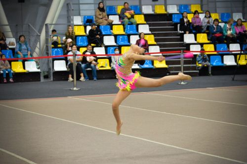 В Туве прошли соревнования по художественной гимнастике