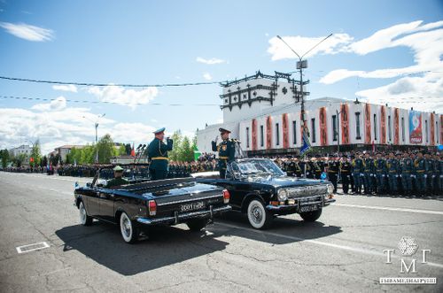 Память, честь, единство: в Кызыле прошёл парад в честь 81-й годовщины Победы