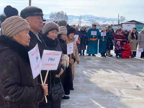 Школа в селе Арыскан отметила 90-летний юбилей