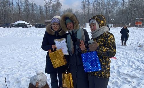 В Национальном парке Кызыла появились снеговики «Олаф» и «Красавчик»