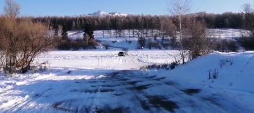 С 6 декабря функционирует Усть-Буренская ледовая переправа