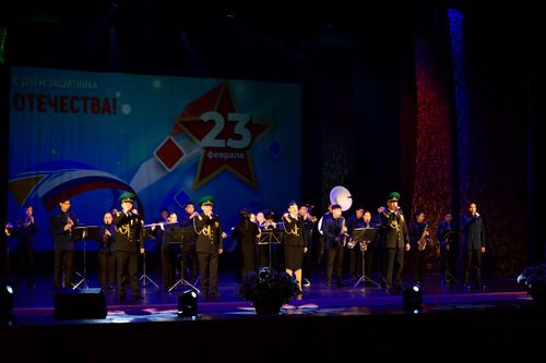 В Кызыле прошел праздничный концерт, посвященный Дню защитника Отечества