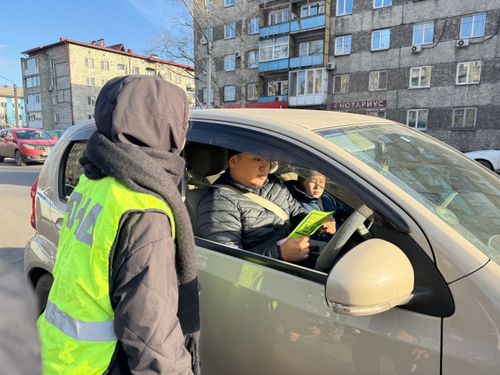 Госавтоинспекторы Кызыла провели профилактическую акцию «Белая трость»