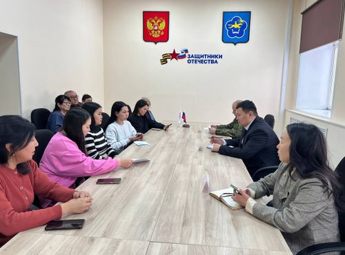 Айдыс Сынаа провел приём семей участников СВО