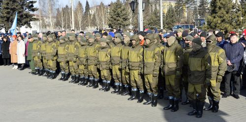 Группа тувинских добровольцев отправилась на помощь жителям Донбасса