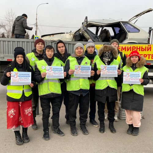«Добрые Сердца Тувы» призвали жителей Кызыла к соблюдению правил ПДД