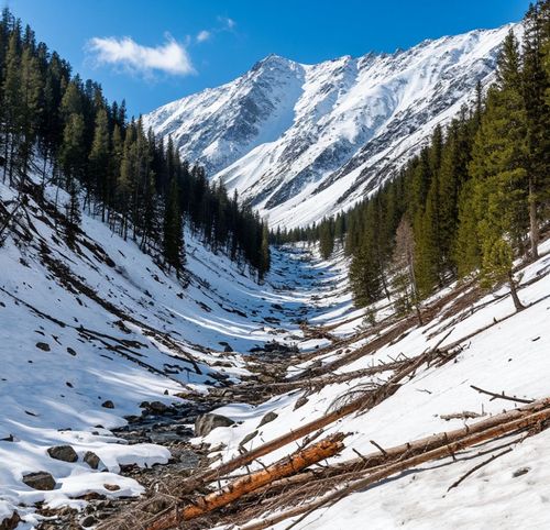 В горных районах Тувы объявлен лавиноопасный период
