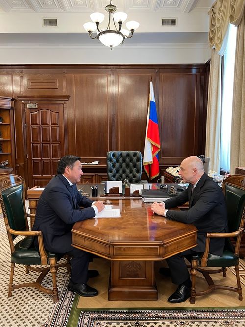 Глава Тувы обсудил с министром финансов РФ вопросы финансирования строительства