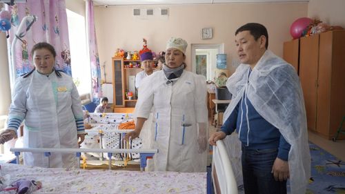 Эдуард Сандан проинспектировал Дом-интернат в Дерзиг-Аксы