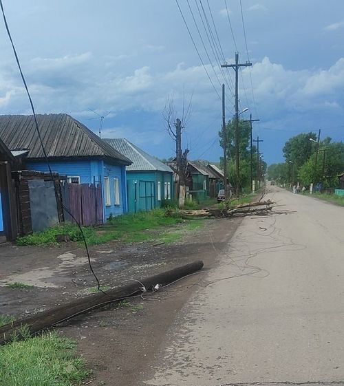 Из-за шквалистого ветра было обесточено несколько сел и поселков Тувы