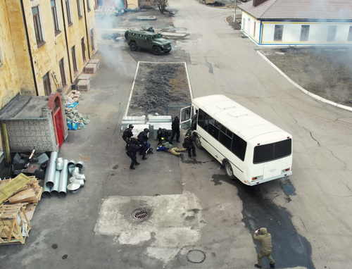 В Кызылской ТЭЦ обезвредили условных террористов