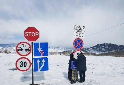 На Усть-Буренской ледовой переправе снизили грузоподъемность до 10 тонн