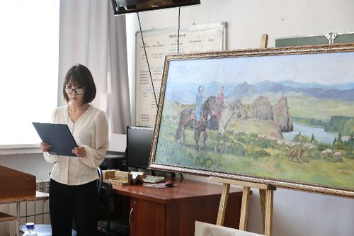 В Кызылском колледже искусств защитили дипломы молодые живописцы
