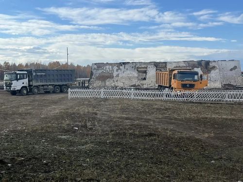 В Дзун-Хемчикском районе завершена расчистка территории храма «Устуу-Хурээ» после пожара
