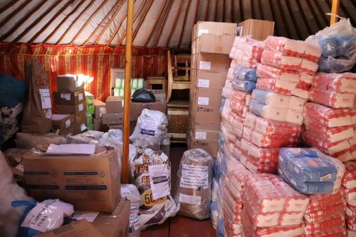 Тува отправила очередной гуманитарный груз в помощь жителям Донбасса