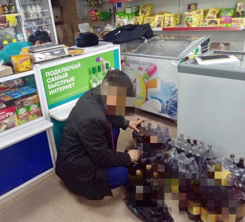 В Кызыле наказывают торговцев нелегального алкоголя