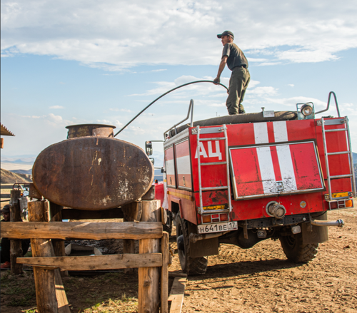 В Туве действует 10 лесных пожаров, действующих степных пожаров не зарегистрировано