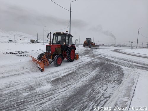 Дорожные службы Тувы очистили более 2 тыс. км дорог за сутки