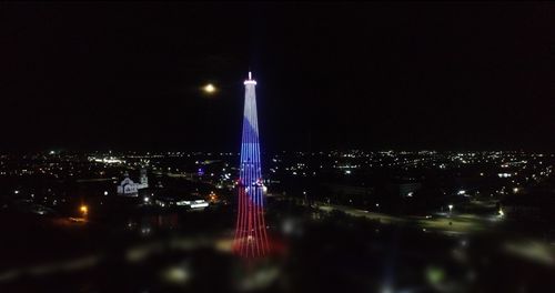 Телебашня в Кызыле отметит День единения народов Беларуси и России праздничной иллюминацией