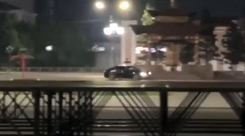 Экстремал на «Тойота Камри» нарушил ПДД в центре Кызыла