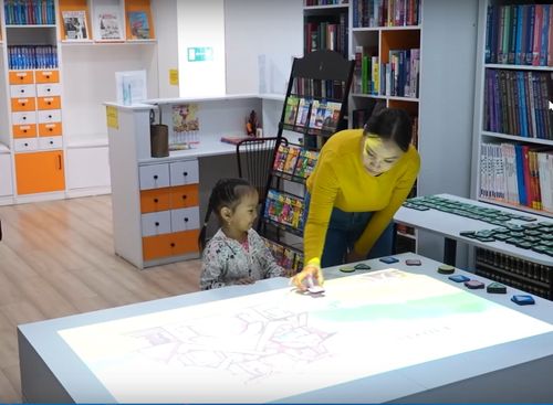 В детской библиотеке им. К. И. Чуковского появился интерактивный комплекс