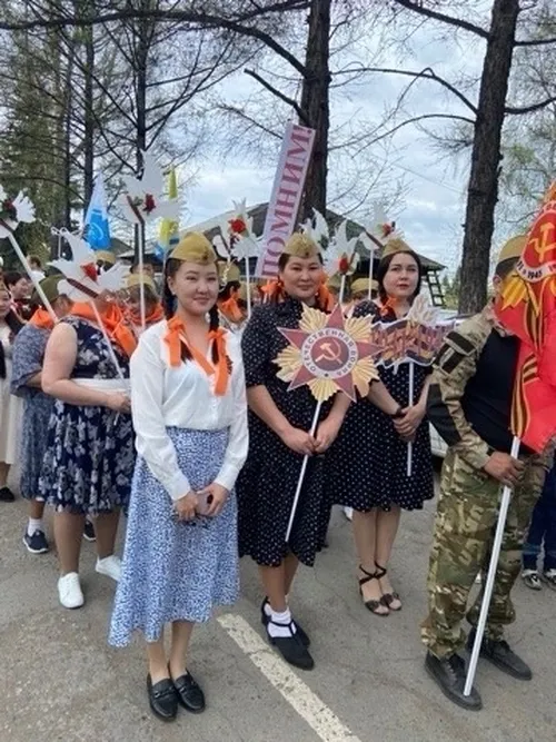 Как в районах Тувы отметили День Победы