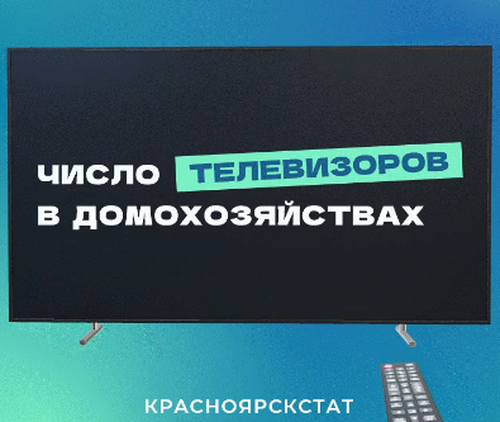 Тува заняла третье место по числу телевизоров на душу населения в Енисейской Сибири