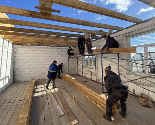 Тес-Хемде чаа культура бажыңының тудуунда