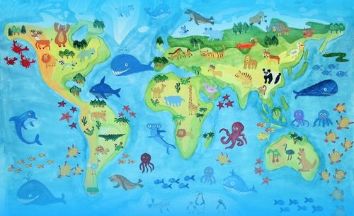 Росреестр приглашает школьников принять участие в Международном конкурсе детской карты мира имени Барбары Печеник.