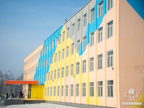 В школе №4 г. Кызыла завершились строительные работы