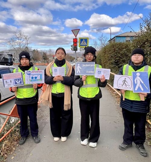 ГИБДД провела акцию «Белая трость» в честь одноимённого Международного дня