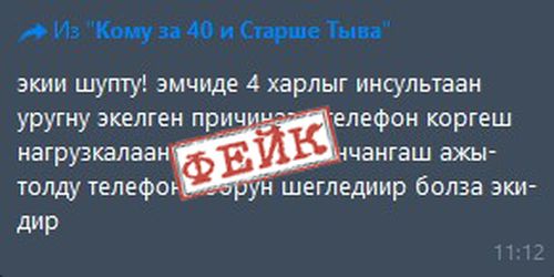 Минздрав Тувы опроверг информацию о поступлении четырехлетнего ребенка с инсультом