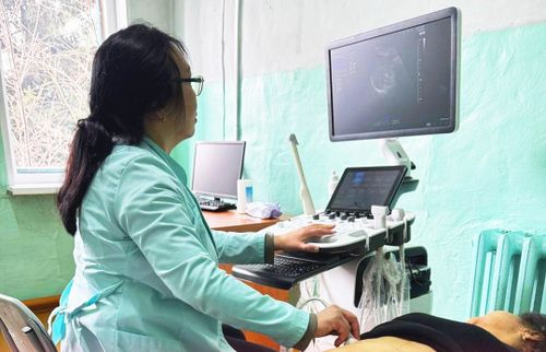 В Каа-Хемской больнице успешно применяют отечественный ультразвуковой сканер