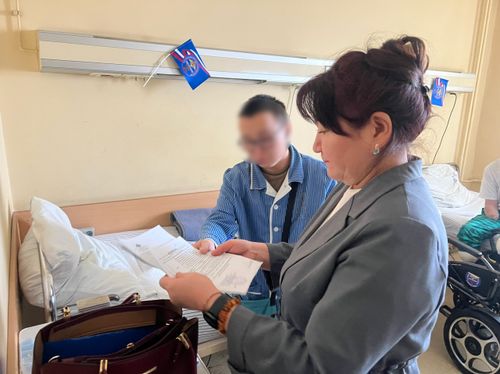 Полпредство Тувы в Москве оказало помощь бойцу в госпитале им. А.А. Вишневского