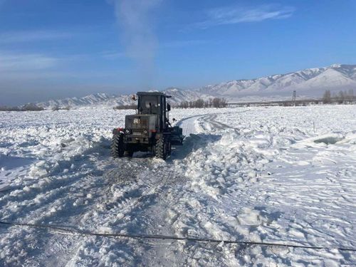 В Туве открыта еще одна ледовая переправа