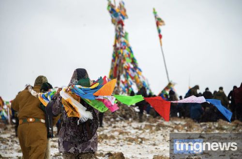 В Туве проводят освящение сакральной горы Бай-Тайга