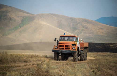 В Туве действует 2 лесных пожара, действующих степных пожаров не зарегистрировано