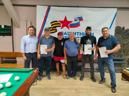 Ветераны СВО и Чечни состязались в бильярде