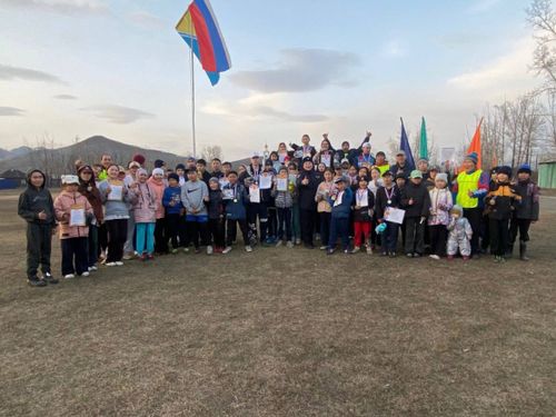 Госавтоинспекторы Тувы провели спортивное соревнование для детей на базе четырех видов легкой атлетики