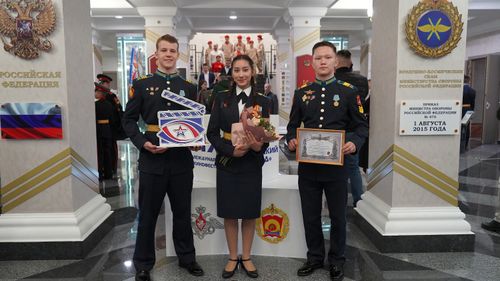 Кадеты Кызылского ПКУ покорили «Кадетский взгляд» историей «Последнего табуна»