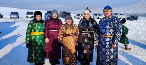 Семья чабанов из Кызылского района с размахом проводила уходящий год