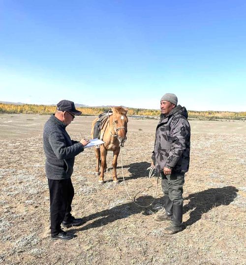 В Эрзинском районе провели профилактическое беседы о свободном выпасе скота
