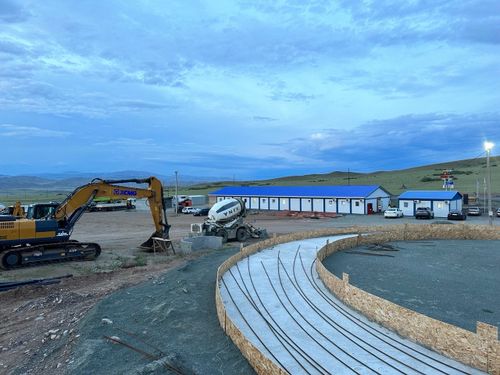 Росгранстрой продолжает реконструкцию автомобильного пункта пропуска Хандагайты на границе с Монголией