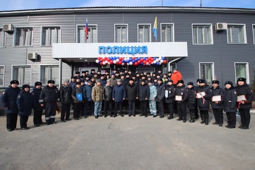 В Ак-Довураке торжественно открыли обновленное здание МО МВД России «Барун-Хемчикский»