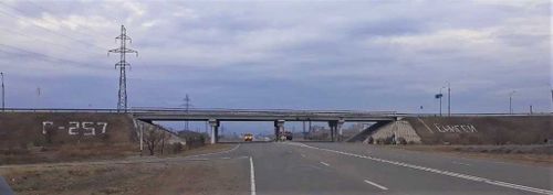 Вандалы «переименовали» федеральную трассу Р257 «Енисей» 