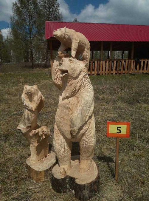 В Туве подвели итоги конкурса деревянных фигур "Лесная сказка"