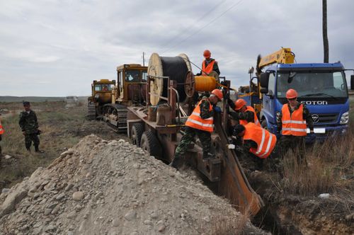 В Туве началось строительство волоконно-оптической линии связи до села Тоора-Хем 
