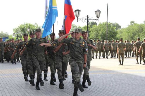 Состоялся первый выпуск военной кафедры Тувинского госуниверситета 